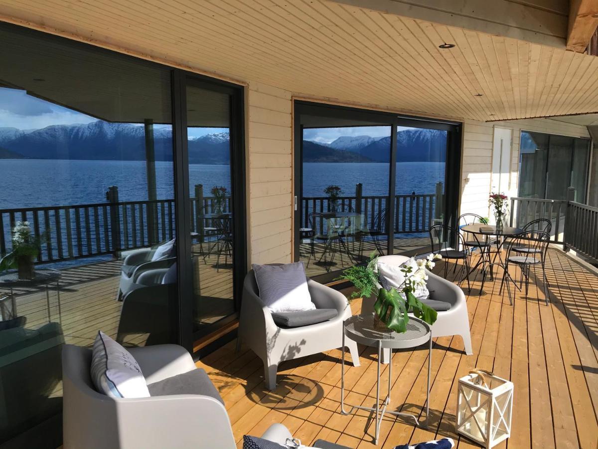 Panoramaresort In Hardangerfjorden Leilighet I Sjokanten Ved Hardangerfjorden For 7 Personer Boat , Sauna,Kajak, Sup For Rent Øystese Εξωτερικό φωτογραφία